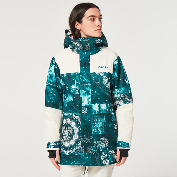NWT Oakley Snowboard and Ski TC AURORA RC Insulated Paisley Jacket - Picture 9 of 13